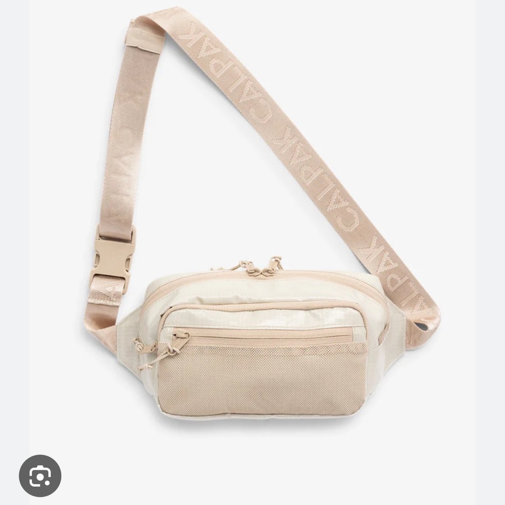 Calpak sling Terra Small Bag Crossbody Water-Resistant tan bum bag
